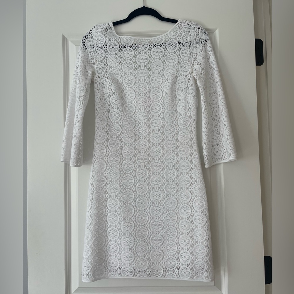 Lilly Pulitzer white lace dress